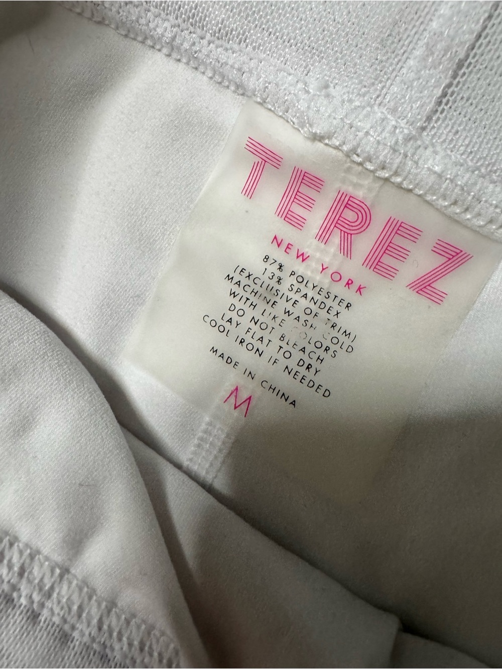 Terez TLC Mesh Layover Tennis Skirt in white - Picture 5 of 10